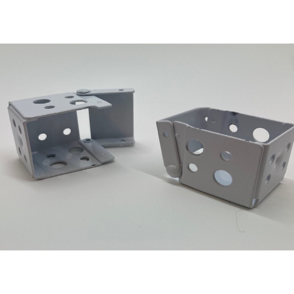 (White (VN1010-Whi)) 2 x End Brackets for 25mm/1" Venetian/Wood Blind-image-OPC-P956HCT-NEW