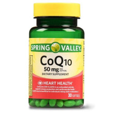 Spring Valley CoQ10 Softgels, 50 mg, 30 Count