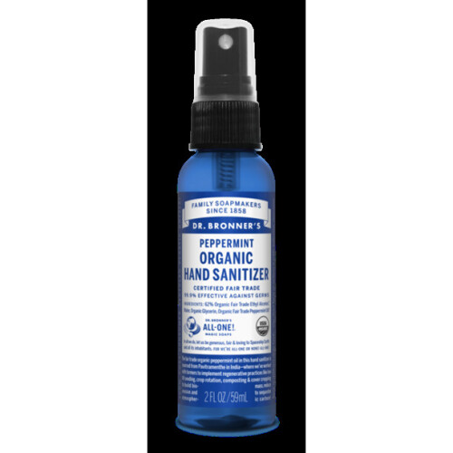 Dr Bronner's Dr. Bronner's Peppermint Hand Sanitizer - 2 oz
