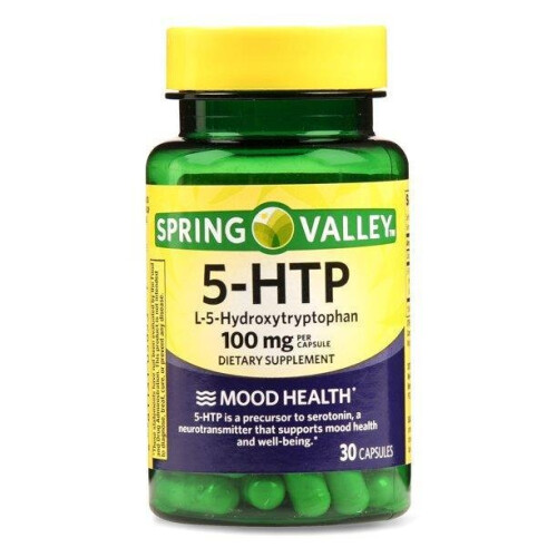 Spring Valley 5-HTP Capsules, 100 mg, 30 Count