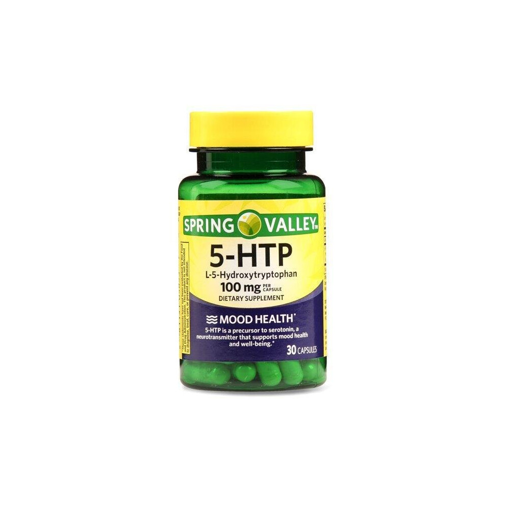 Spring Valley 5-Htp Capsules, 100 Mg, 30 Count
