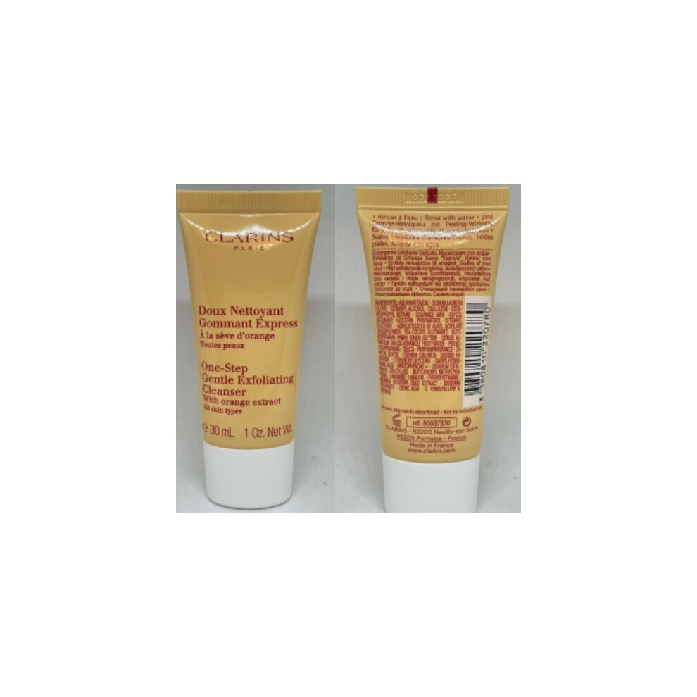 Clarins One Step Gentle Exfoliating Cleanser With Extract 30Ml Orange