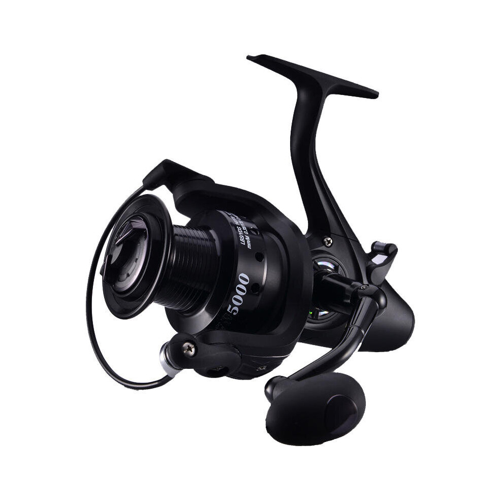 (6000#) 12+1BB 5.1:1 Carp Fishing Feeder Reel 5000 6000 Metal Spool Reels Left Right Sea Fishing