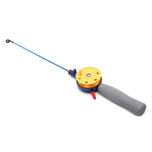 (Soft Handle) Mini Ice Fishing Rod With Fishing Reel Ultralight