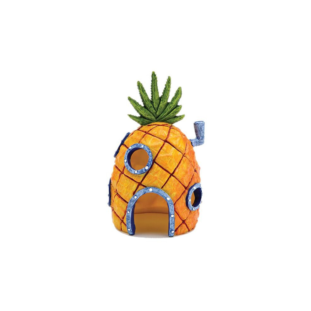 Aquarium Decor Pineapple Home Ornament Fish Tank Dectoration Fish Hideaway Stone House