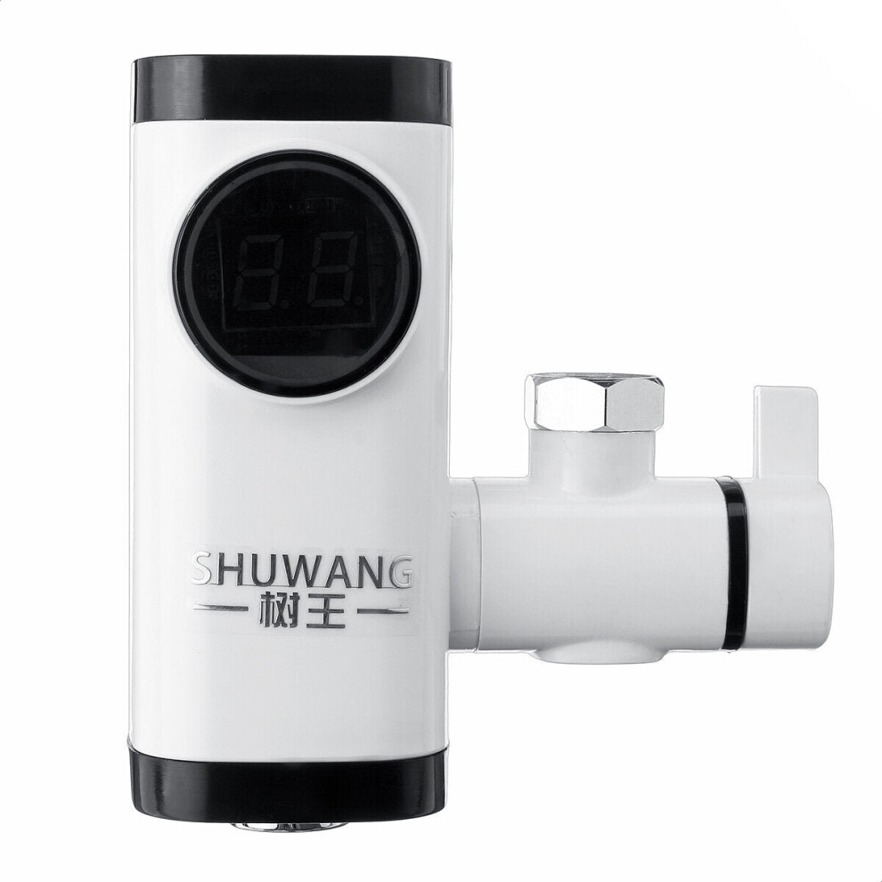 (Circle) Electric Faucet Tap Heater Instant Hot Water Led Show Fast Heating Home Kitchen 3654659124234