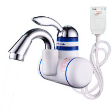 (Side the Influent) 3 Seconds Instant Electric Shower Water Heater Tankless Faucet Bathroo Wate