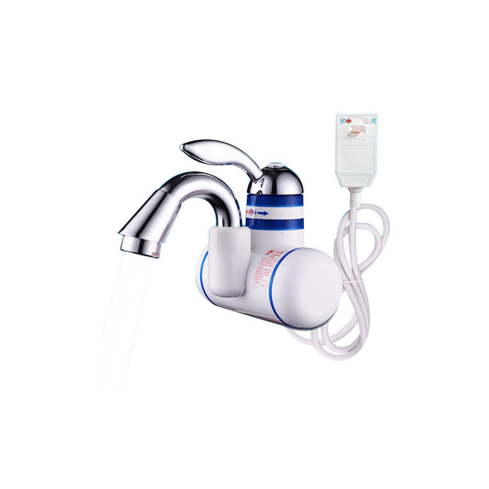 (Side the Influent) 3 Seconds Instant Electric Shower Water Heater Tankless Faucet Bathroo Wate