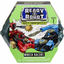 Ready 2 Robot Wreck Racer Collectible Robot Build Swap Battle - MGA