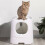 (Type A) Cat Litter Box Deodorant Antibacterial Splash Proof for Pet 4