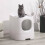 (Type A) Cat Litter Box Deodorant Antibacterial Splash Proof for Pet 5