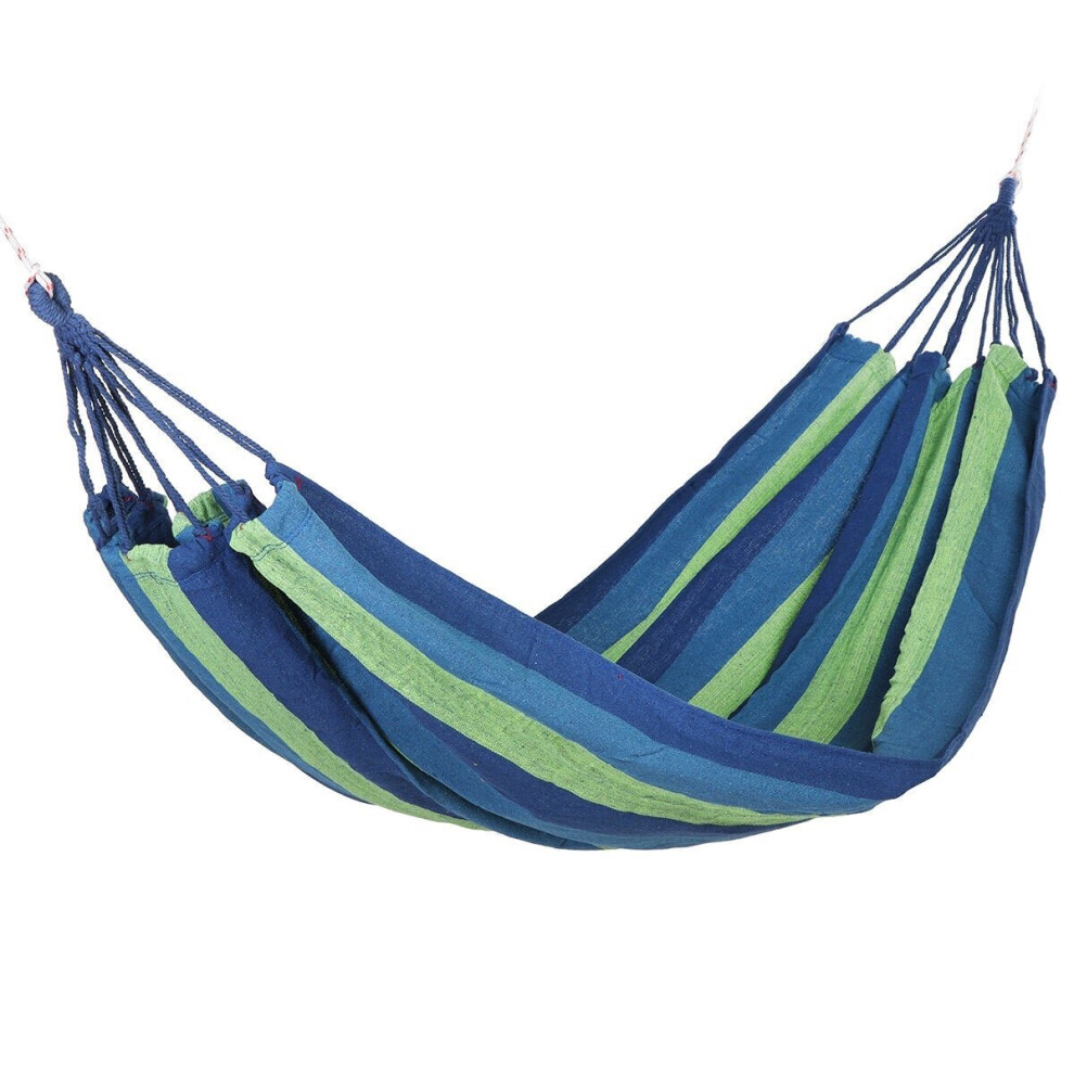 (type3) Portable Canvas Hammock Outdoor Garden Camping Travel Swing Bed
