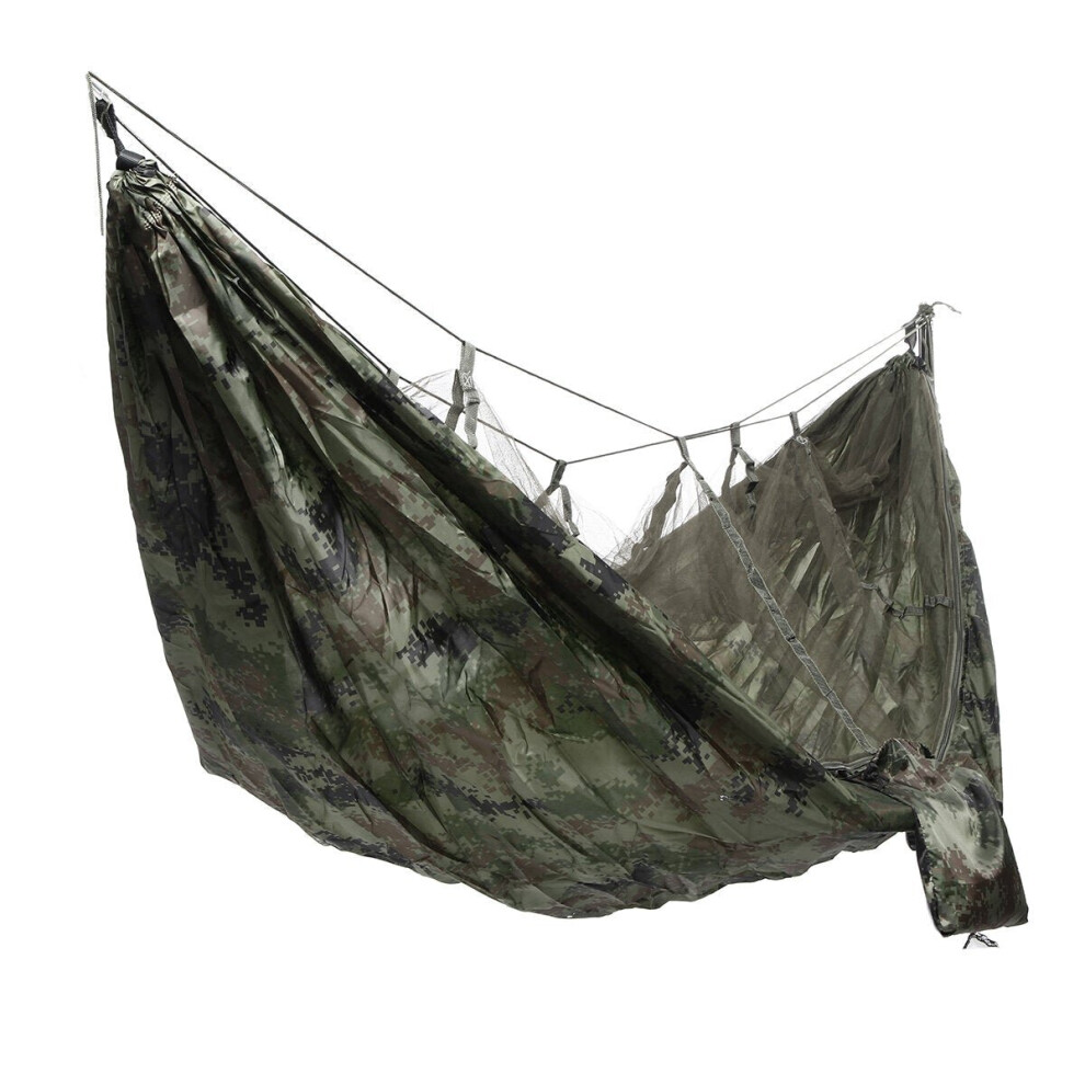 (Camouflage) Camping Mosquito Nets Hammocks, Ultralight Camping Hammock Beach Swing Bed Hammock for the Outdoors Backpacking Survival or Travel-image-OPC-P956RW2-NEW