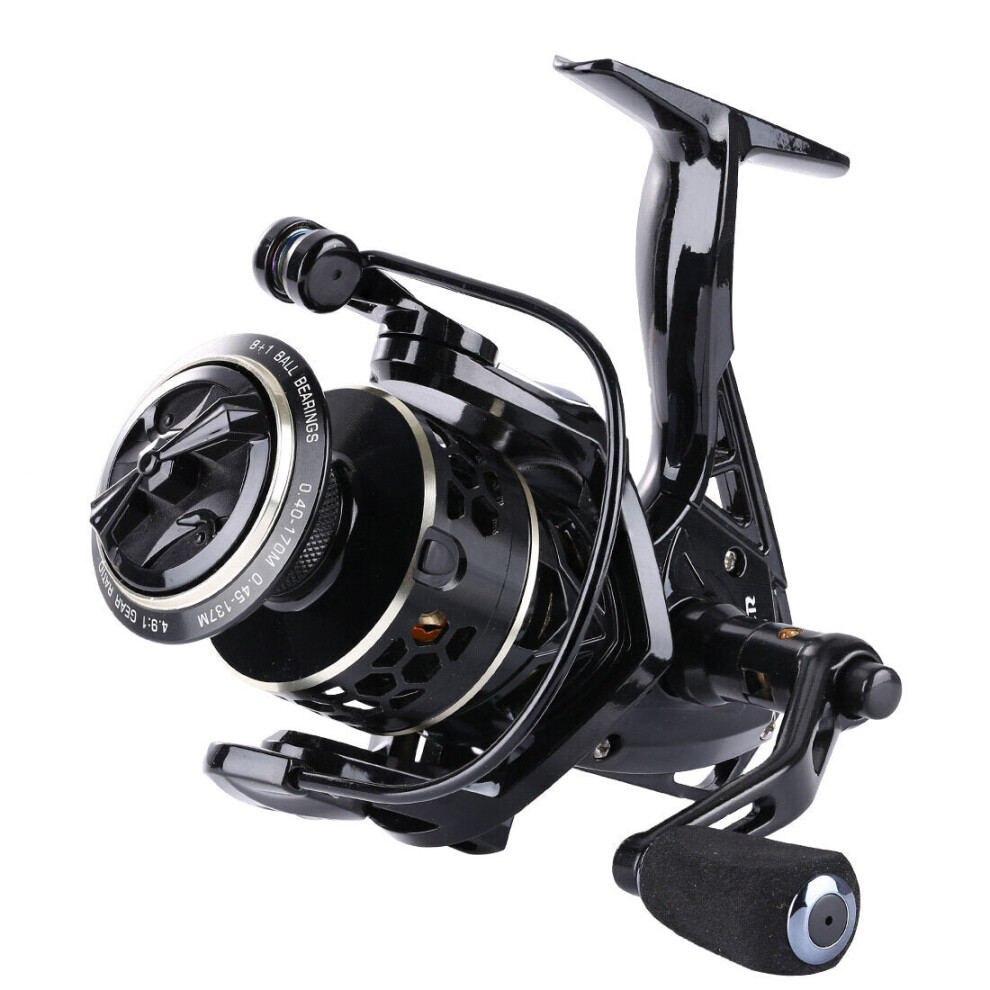 (4000) Archer 5.2:1 4.9:1 Fishing Reel Max Drag 13Kg 8+1BB Carp 2000-6000 Aluminium Spool Spinning Wheel