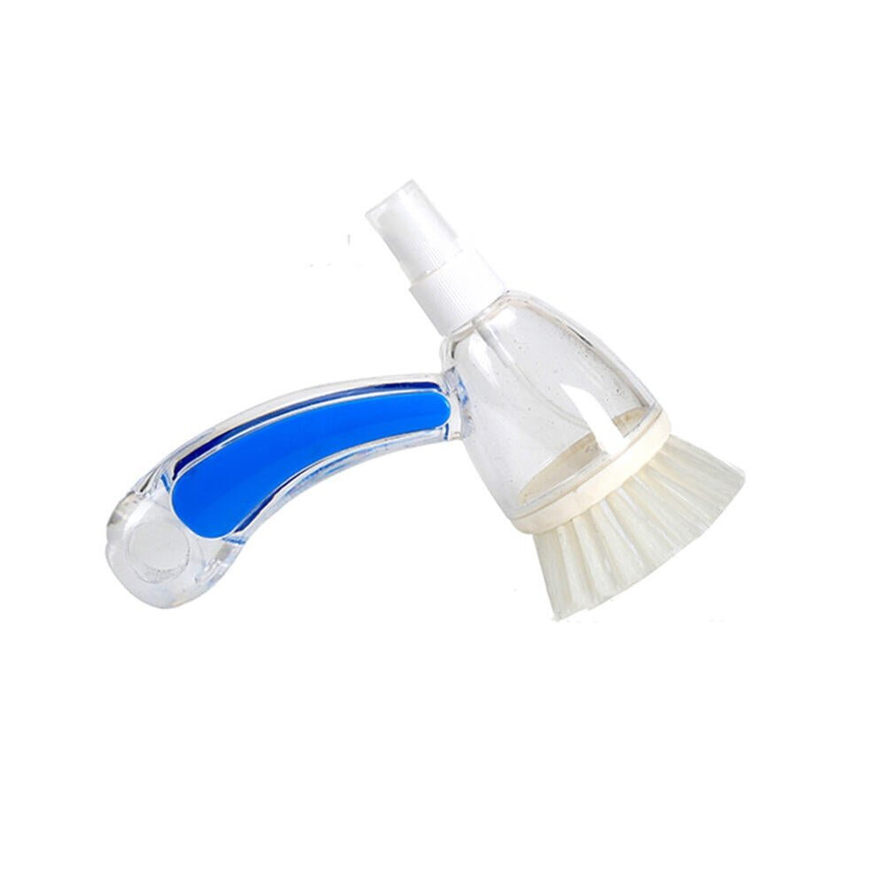 (Blue) Pet Brush Dog Bath Brush Cat Dog Massage Household Brush Cleaning Supplies Bath Tools