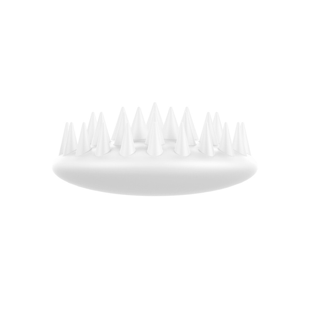 (White) Pet Cat Grooming Massage Device Brush from Comb Silicon with Soft Rubber Bristles Tool Hair Removal Brush Comb for Dogs Cat