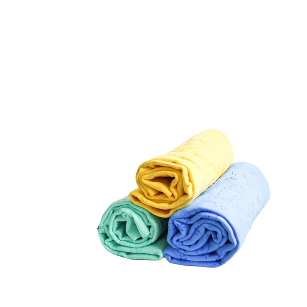 (Green) Pet Soft Pet Dog Bath toxic Deerskin Washing Towel