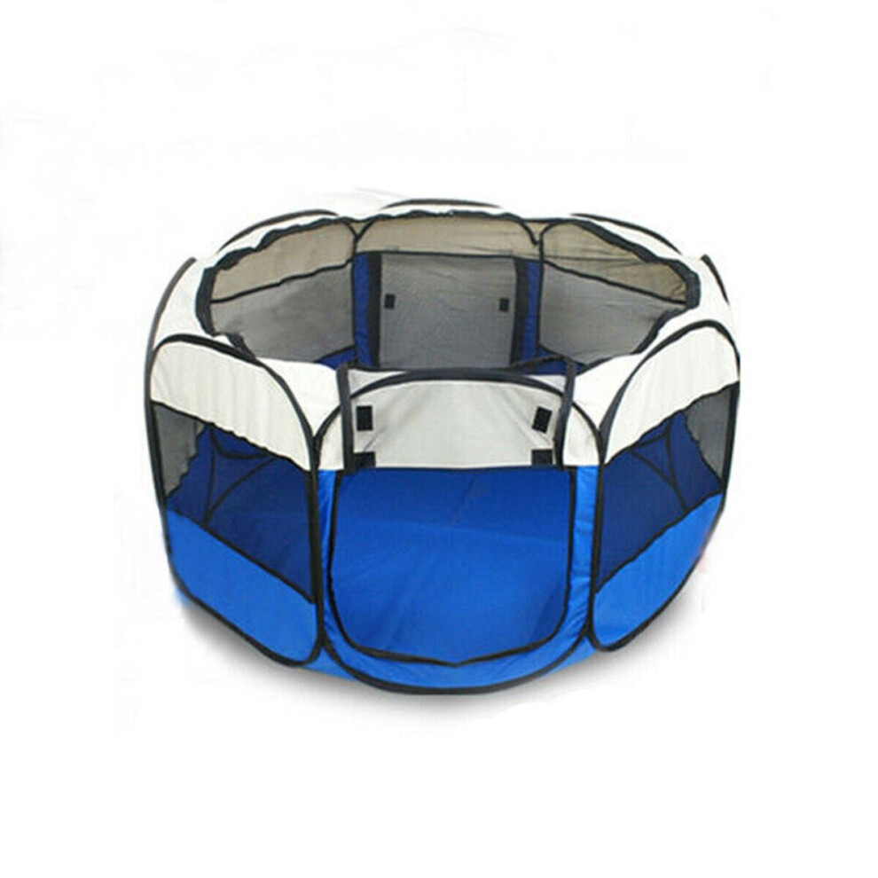 (3) Pet Soft Playpen Foldable 8 Panel Tent Cage Portable Puppy Crate