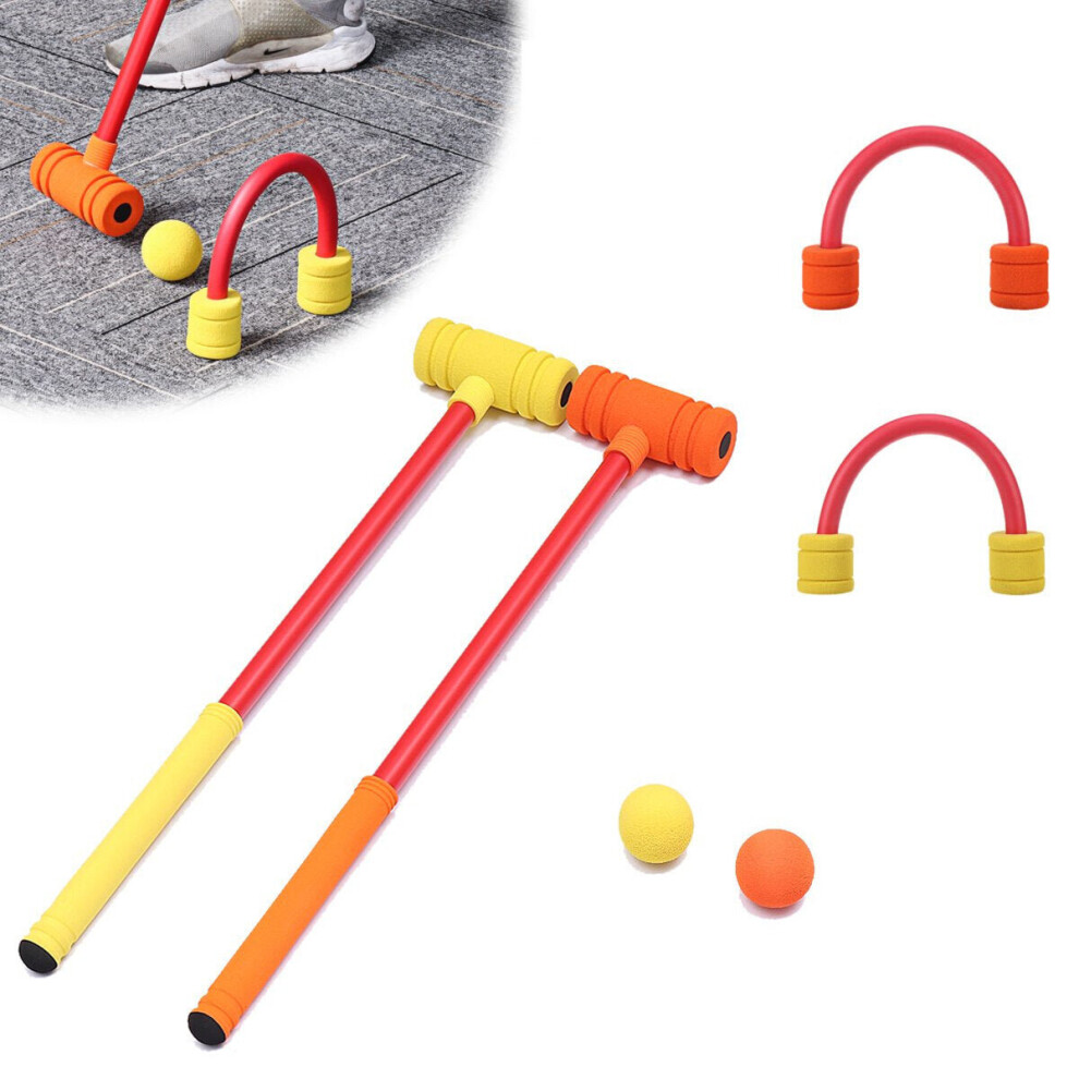 Photos - Other Toys GreenZech 1 Set Children NBR Soft Foam Goalkeeper Croquet Training Combination Kit Set Kids Indoor Preschool Education Toys 