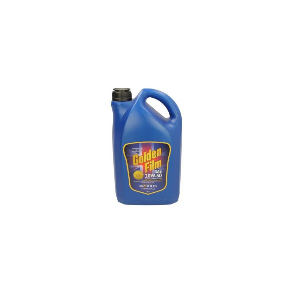 Morris Lubricants Morris Film 20W/50 Classic Motor Oil 5 Litre Golden
