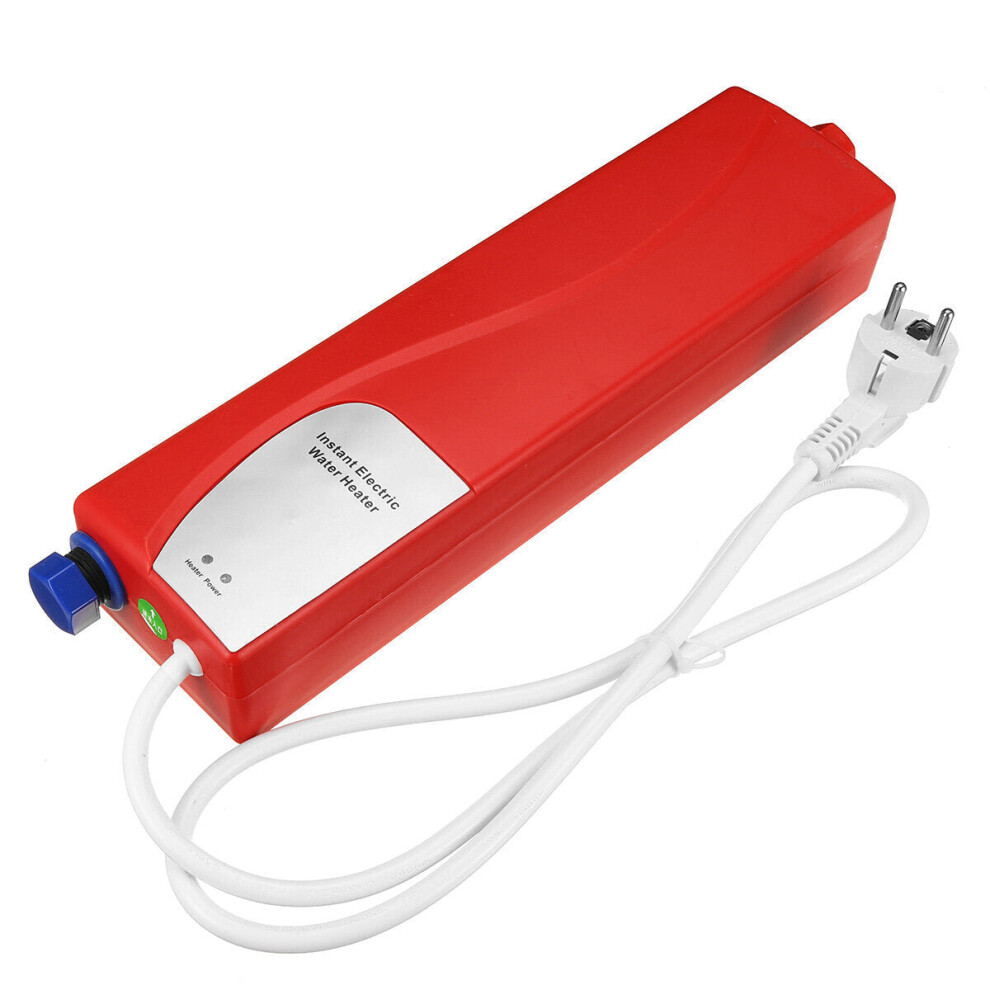 (Red) 360 Degree Installation Of Instant Heating Storage Free Hot Water Electric Heater