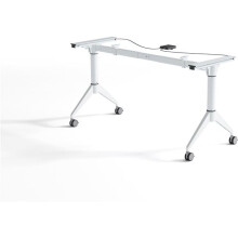 Lorell LLR60739 Training Table Base, White