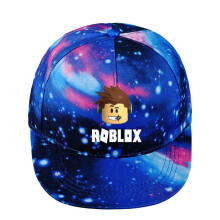 (Blue) Game Roblox Starry sky Hat Baseball Men Women Hip Hop Trucker Snapback Cap