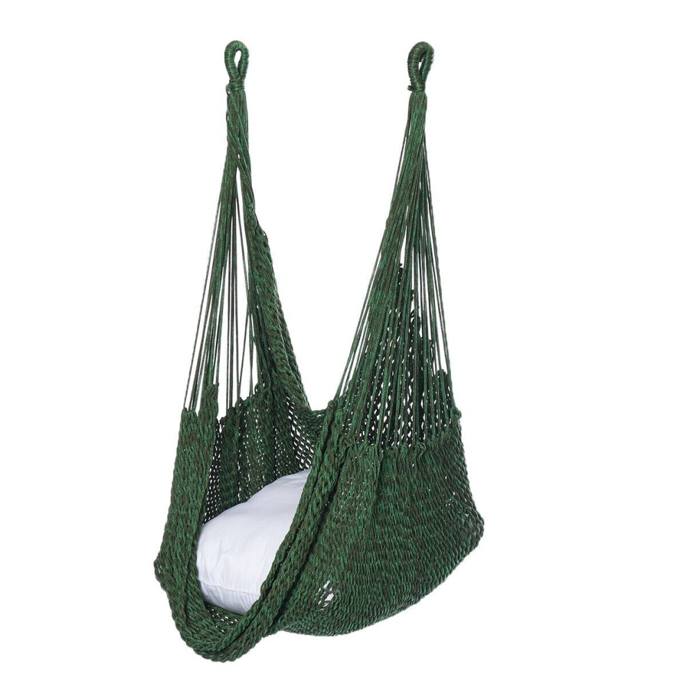 (Green) 120kg Hammock Chair Swing Camping Portable Garden Furniture Nylon