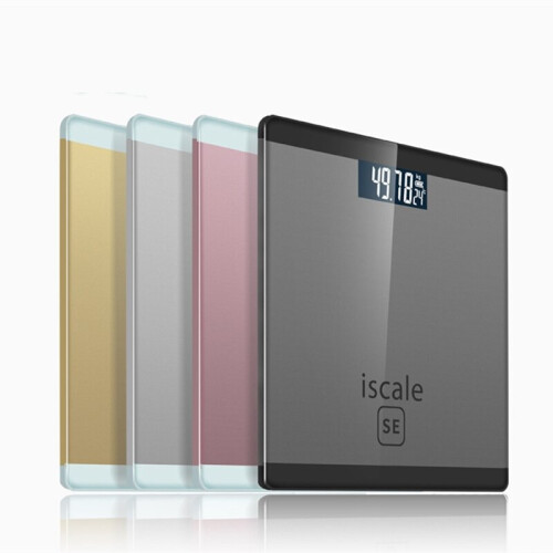 Digital Body Weight Bathroom Scale LCD Display Smart Weight Scale With Temperature Function Hea