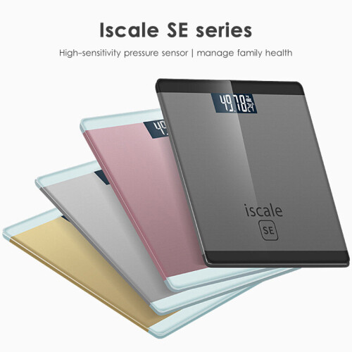 Digital Body Weight Bathroom Scale LCD Display Smart Weight Scale With Temperature Function Hea 1
