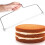 1 Layer Stainless Steel Adjustable Wire Cake Cutter Slicer Leveler DIY Cake Baking Tools High Q 1
