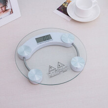 180KG Transparent Digital Human Body Weighing Scale Bathroom Toughened Glass LCD Electric Weigh