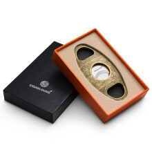 CIGARLOONG Cigar Cutter Stainless Steel Metal Classic Cutter Guillotine With Gift Box Cigar Sci