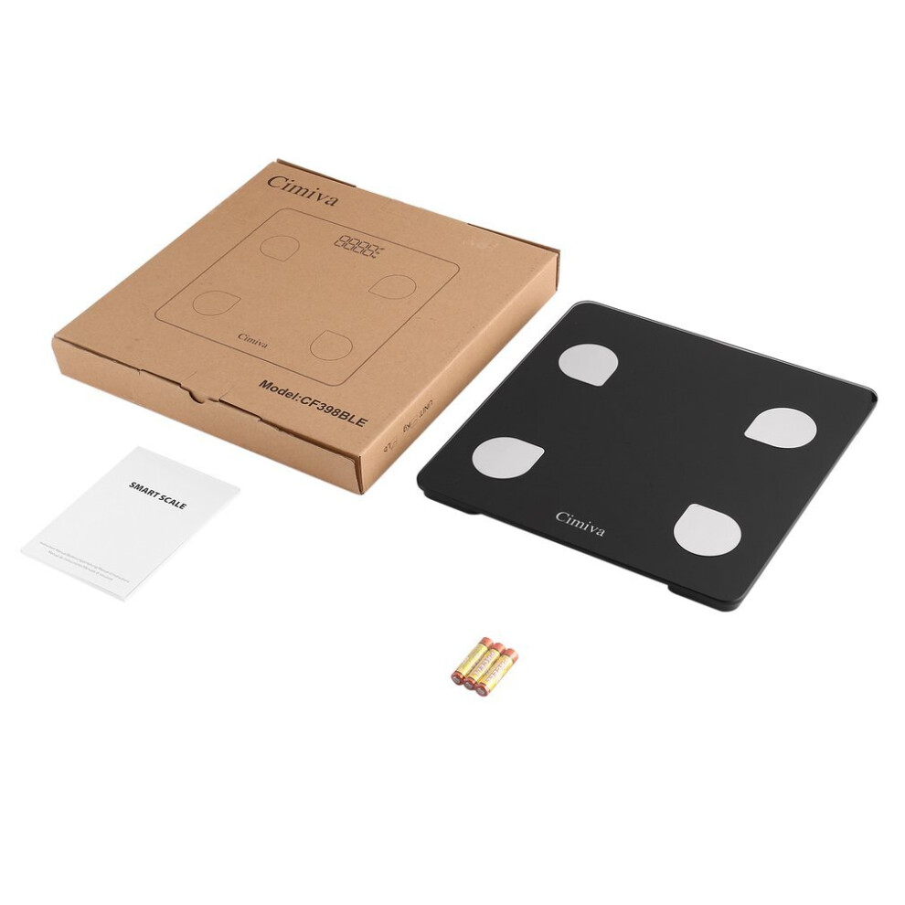 LESHP Body Fat Scale Smart BMI Scale Digital Bathroom Wireless Weight Scale Body Composition An