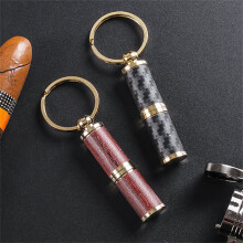 Luxury Cigar Punch Cutter Wood Stainless Steel 8MM Cigar Hole Puncher Portable Cuban Cigar Dril