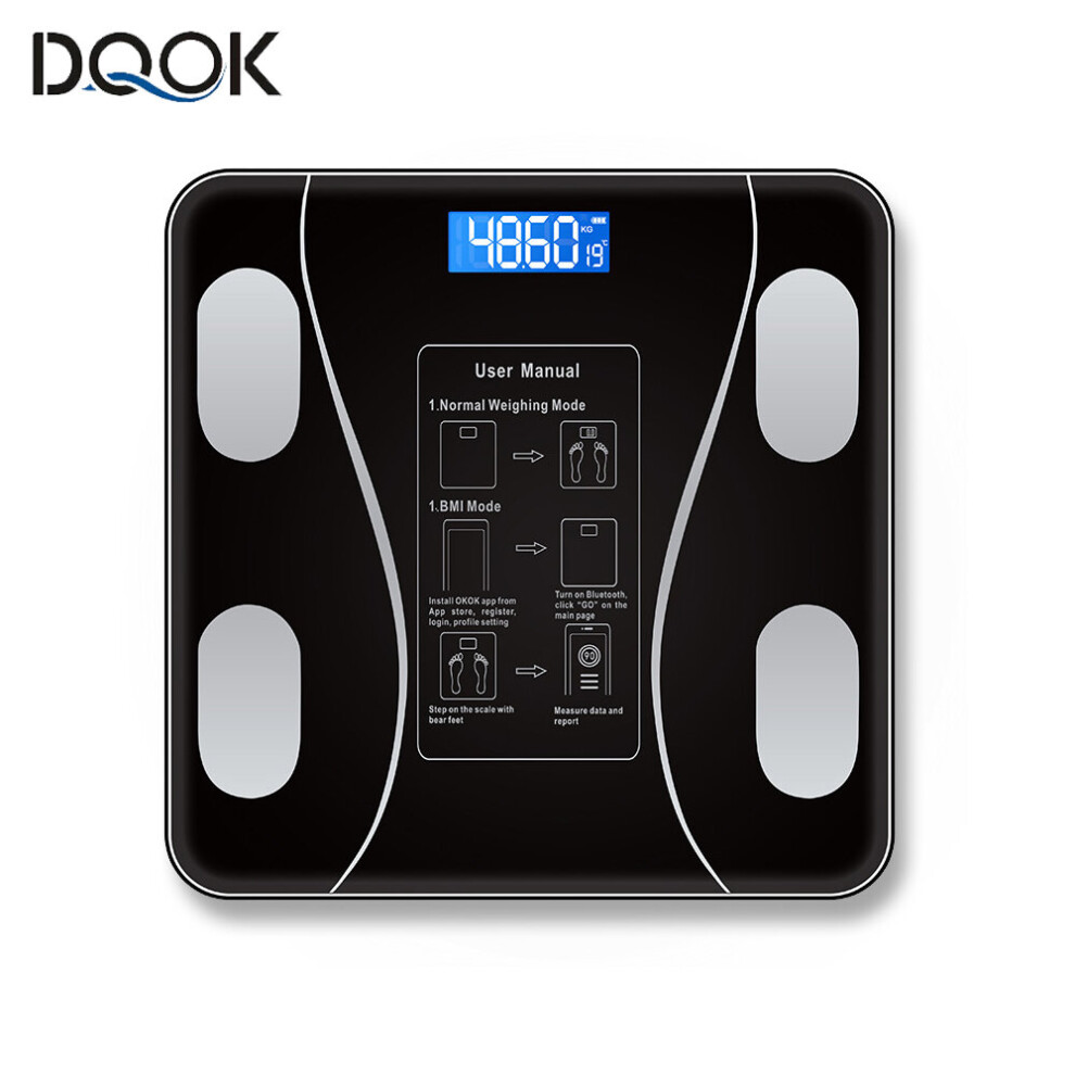 Body Fat Scale Smart Wireless Digital Bathroom Weight Scale Body Composition Analyzer With Smar