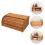 1Pc Wooden Kitchen Bread Box Household Storage Bin Practical Food Container Kitchen Environment 1