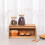 1Pc Wooden Kitchen Bread Box Household Storage Bin Practical Food Container Kitchen Environment 4