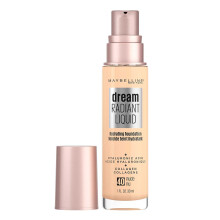 Maybelline Dream Radiant Liquid Mittelstarke Deckkraft Feuchtigkeitspflege Make-up, Nude, 1 Fl; Oz