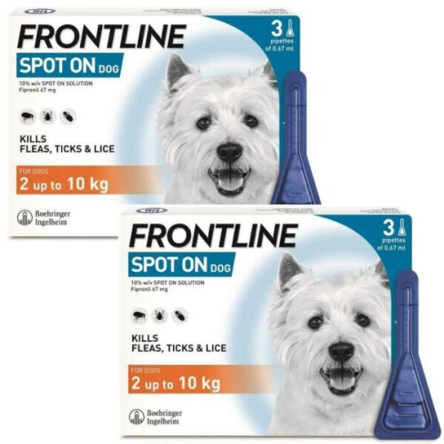 Frontline small hot sale dog 6 pack