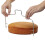 1 Piece Adjustable Stainless Steel Wire Cake Slicer Leveler Pizza Dough Cutter Trimmer Kitchen 1