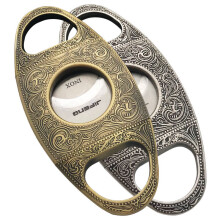 Pure Copper Cigars Cutter Guillotine with Gift Box Double Blades Craving Pocket Bronze Cigars K