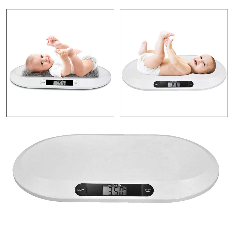 NEW LCD Digital Electronic Stable Scale Baby Weighting Scale 20kg Mini Multifunction Low Alarm