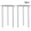 Cake Stacking Kit Smooth Plastic Cake Dowel Cake Rod With Cake Separator Reusable Plate Cake St 1