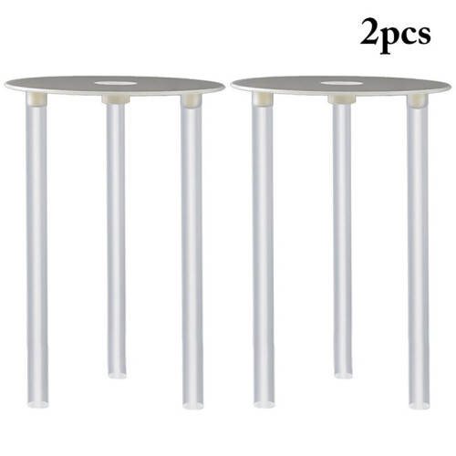Cake Stacking Kit Smooth Plastic Cake Dowel Cake Rod With Cake Separator Reusable Plate Cake St