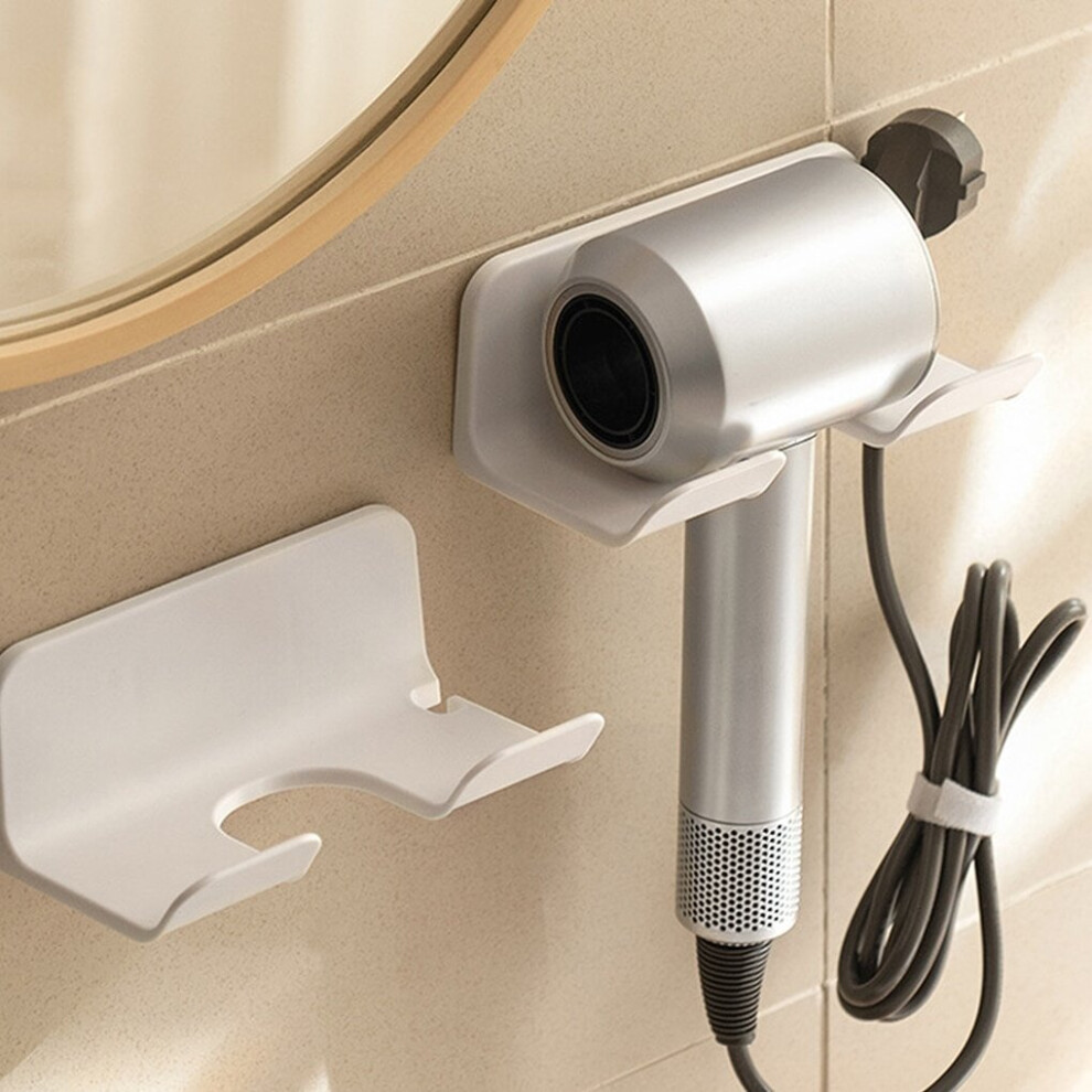 Hair Dryer Storage Holder Wall Mounted Punchless Self-adhesive Hairdryer Household Washroom Dre