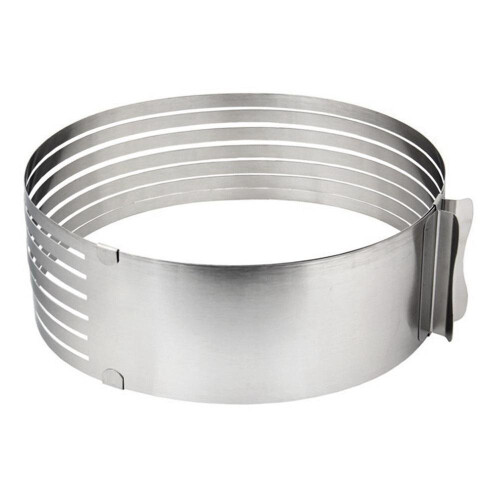 Adjustable Round Stainless Steel Cake Ring Bakeware Tools DIY Cake Cutter Slicer Baking Tools 1