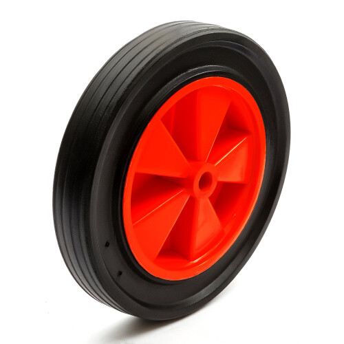 2x 12 Inch Wheel & Solid Puncture Proof Tyre 8'' Rim Dinghy Launch Trolley 1