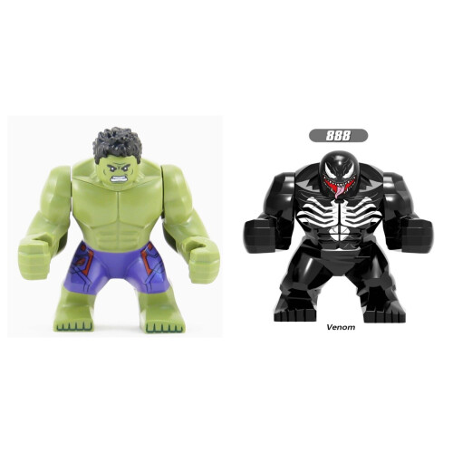 Venom Incredible Hulk Super Hero Fit Lego Mini Figure construction
