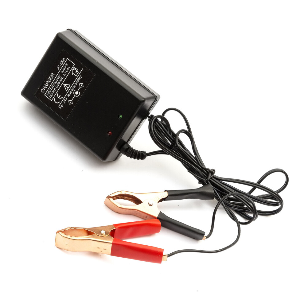 Petrolscooter 24V Mobility Scooter Lead Acid Battery Charger Smart Trickle 0.4 Amp Uk Plug